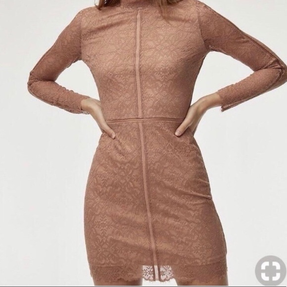 Wilfred Janvry Lace Long Sleeve Dress